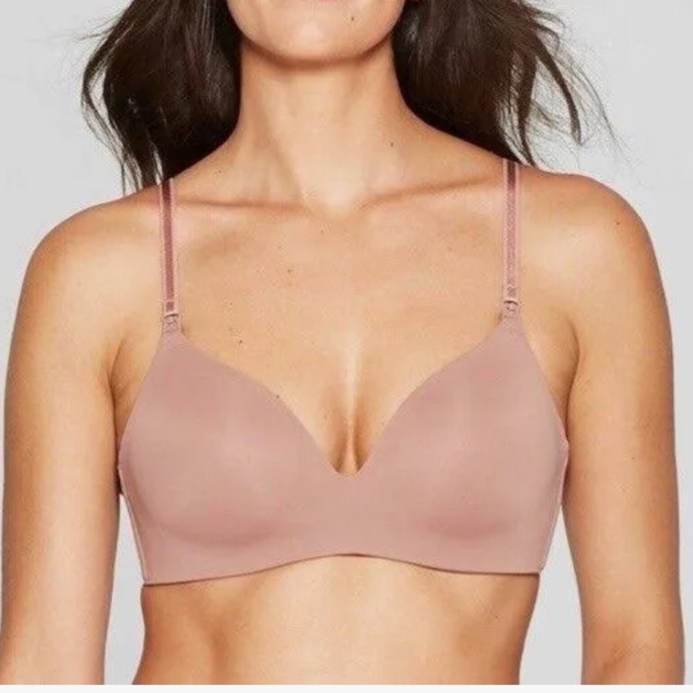 Auden Soft Beige Wirefree Nursing Bra